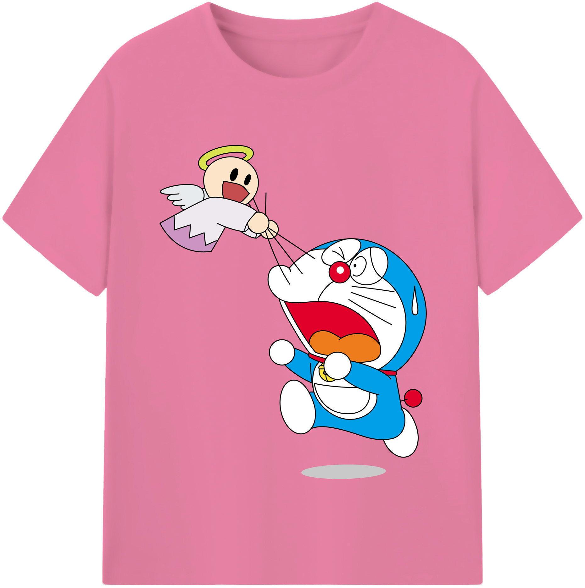 （画像用） ドラえもん Doraemon 綿100％半袖Tシャツ（フロントプリント）